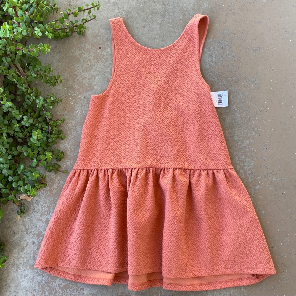 Free People Easy Street Orange Pullover Dress - Picture 1 of 5